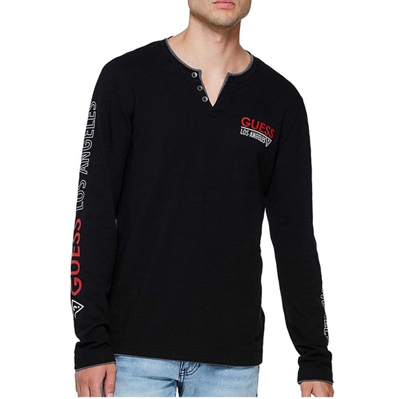 Guess Other - GUESS Factory long sleeve Vance Logo New